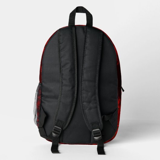 Sparx-Fraktal Design Bedruckter Rucksack (Rückseite)