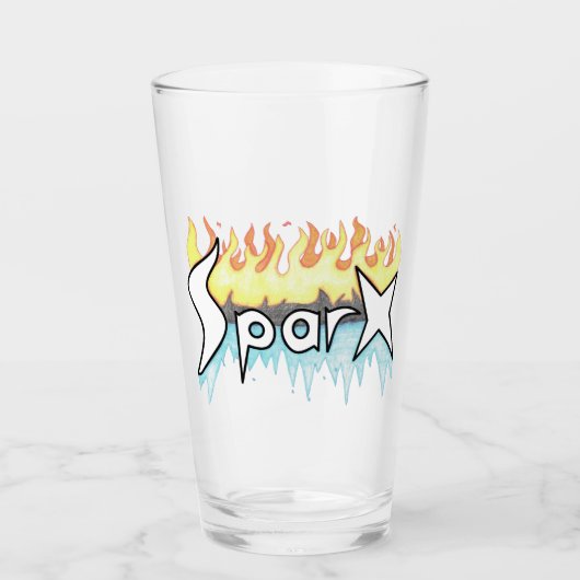 SparX Trinkglas Glas (Vorderseite)