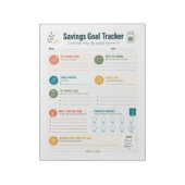 Sparziel-Tracker Notizblock (Rotiert)
