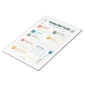 Sparziel-Tracker Notizblock (angewinkelt)
