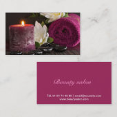 Spas Visitenkarte und Schönheitssalon (Vorne/Hinten)