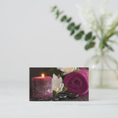 Spas Visitenkarte und Schönheitssalon (Stehend Vorderseite)