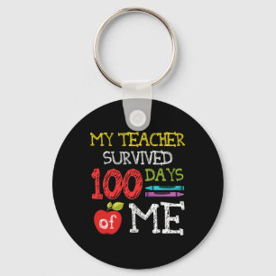 Spaß 100 Tage Schulkinder 100. Schultag Schlüsselanhänger