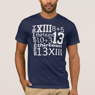Spaß 13 GRAFIK 13. Geburtstag T-SHIRT