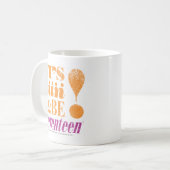 Spaß 2 B 17-Orange Kaffeetasse (Vorderseite Links)
