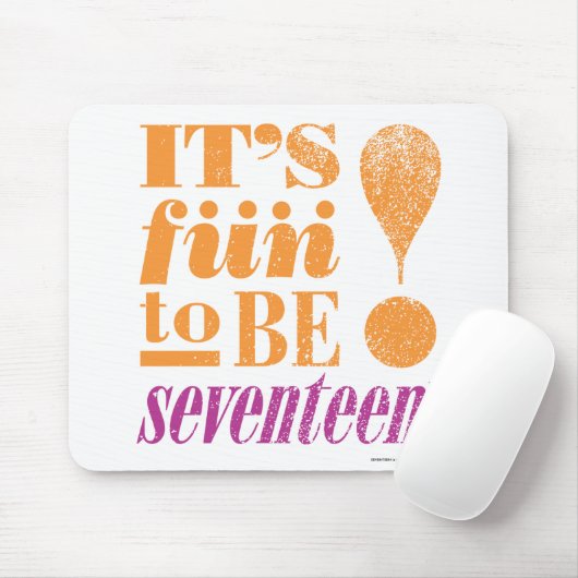 Spaß 2 B 17-Orange Mousepad (Mit Mouse)