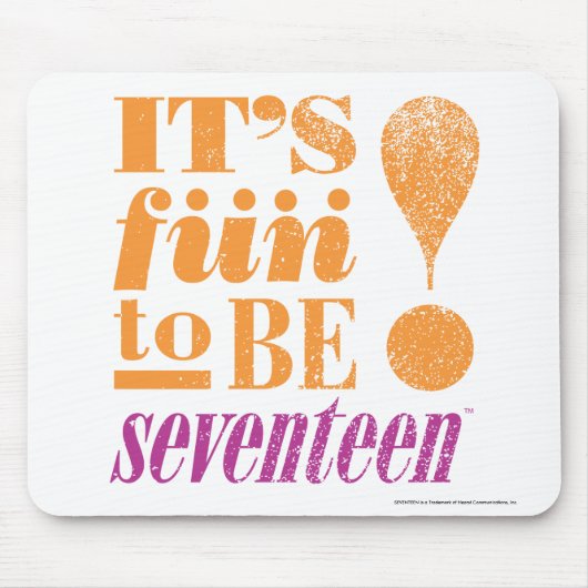 Spaß 2 B 17-Orange Mousepad (Vorne)