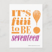 Spaß 2 B 17-Orange Postkarte (Vorderseite)