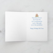 Spaß 30. Geburtstag, Niedliche Teddy Bären Blume Karte (Innenseite)