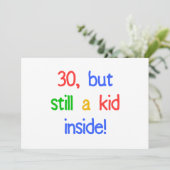 Spaß 30. Geburtstag Spaß Karte (Stehend Vorderseite)