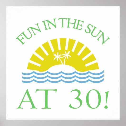 Spaß 30. Geburtstagsgeschenke Poster (Vorne)