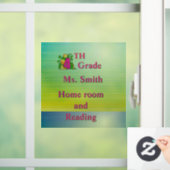 Spaß 4. Klasse Schulraum 6" x 6" Fensteraufkleber (Zuhause)