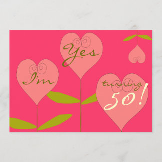 Spaß 50. Geburtstagsfeier Einladung