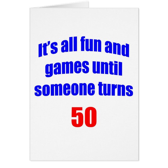 Spaß 50 und Spiele (Vorne)