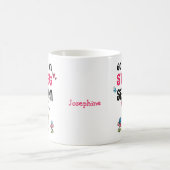 Spaß 60 auf 16 . Geburtstag Cartoon Kuh Kaffeetasse (Mittel)