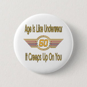 Spaß-60. Geburtstags-Geschenke Button