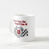 Spaß-60. Geburtstags-Geschenke Kaffeetasse (Vorderseite Links)