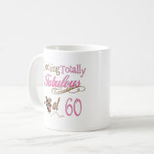 Spaß-60. Geburtstags-Geschenke Kaffeetasse (Vorderseite Links)