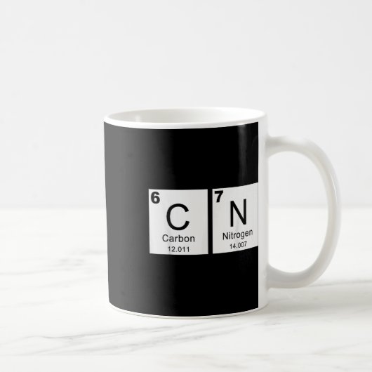 Spaß 67 Meme Sechs Sieben Lustiger Wissenschaftsle Kaffeetasse (Rechts)