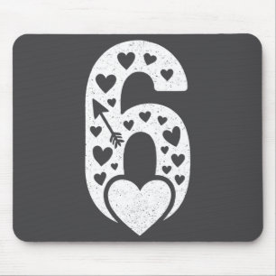 Spaß 67 Nummer 6-7 6 7 passend zum Valentinstag Si Mousepad