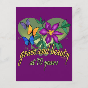 Spaß 70. Geburtstagsgeschenke Postkarte