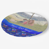 Spaß-85. Geburtstags-Party-personalisiertes Pappteller (Schrägansicht)