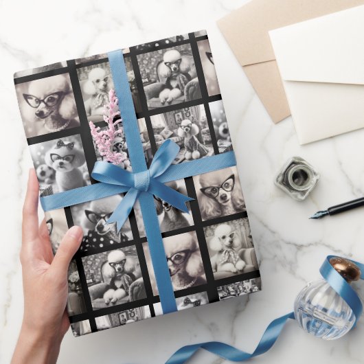 Spaß 9 Foto-Collage-Bilder Geschenkpapier (Schenken)