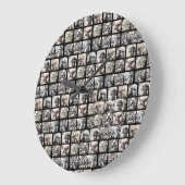 Spaß 9 Foto-Collage-Bilder Große Wanduhr (Winkel)