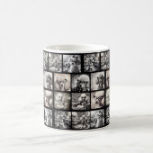 Spaß 9 Foto-Collage-Bilder Kaffeetasse (Mittel)