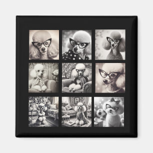 Spaß 9 Foto-Collage-Bilder Magnet