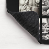 Spaß 9 Foto-Collage-Bilder Mousepad (Ecke)