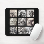 Spaß 9 Foto-Collage-Bilder Mousepad (Mit Mouse)