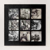 Spaß 9 Foto-Collage-Bilder Puzzle (Horizontal)