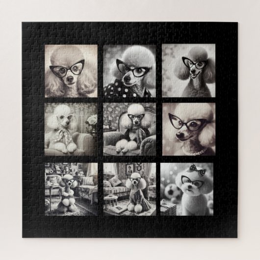 Spaß 9 Foto-Collage-Bilder Puzzle (Vertikal)