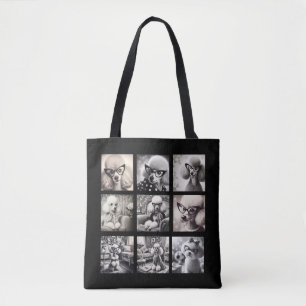Spaß 9 Foto-Collage-Bilder Tasche