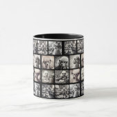 Spaß 9 Foto-Collage-Bilder Tasse (Zentrum)