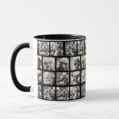 Spaß 9 Foto-Collage-Bilder Tasse (Links)