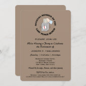 Spaß, aber Classy Rentirement Party wählen Sie Ihr Einladung (Vorne/Hinten)