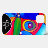 Spaß Abstrakt Boho|Monogram|BHKatalin Art Case-Mate iPhone Hülle (Rückseite (Horizontal))