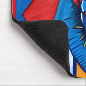 Spaß Abstrakt Künstlerisch Kleiner Elefant Mousepad (Ecke)