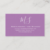 Spaß Abstrakte hausgemachte Kuchenbäckerei Visitenkarte (Rückseite)