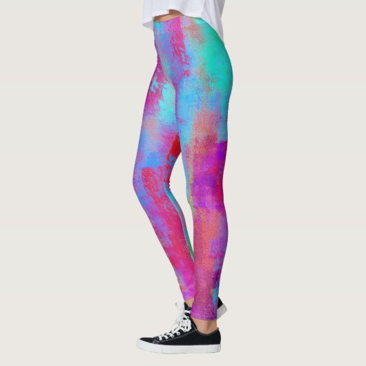 Spaß Abstrakte Punkte Leggings (Links)