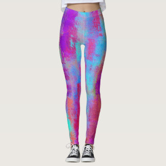 Spaß Abstrakte Punkte Leggings