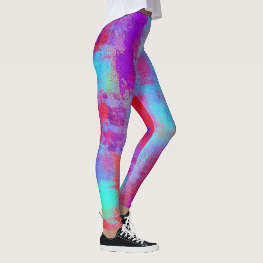Spaß Abstrakte Punkte Leggings (Rechts)