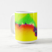 Spaß Abstraktes Fraktal Kunst und Kultur Kaffeetasse (Vorderseite Links)
