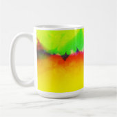 Spaß Abstraktes Fraktal Kunst und Kultur Kaffeetasse (Links)