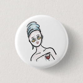 Spaß, Abzeichen, Nadel, Knopf, Freitagabend im The Button