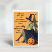 Spaß Adult Halloween Hexenkarte Dankeskarte