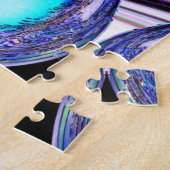 Spaß Alien Katzen Kunst Puzzle (Seite)