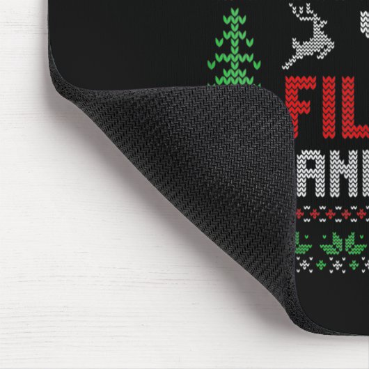 Spaß allein bei Zuhause-Filmen Frohe Weihnachten S Mousepad (Ecke)
